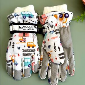 Voloker Kids Snow Gloves • Double Waterproof Layers